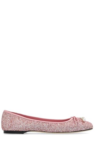 Elme Bow Detailed Ballet Flats - Jimmy Choo - Modalova