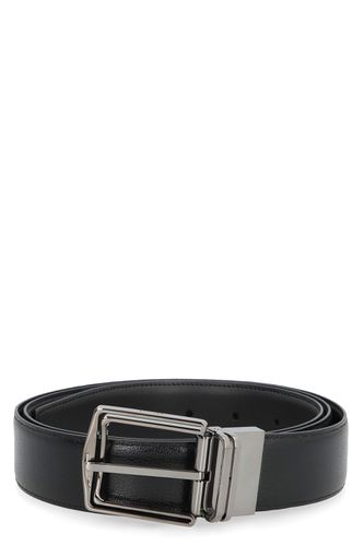 Zegna Reversible Leather Belt - Zegna - Modalova