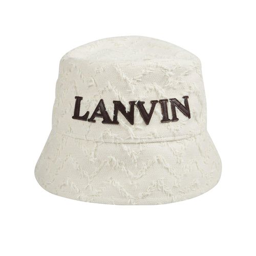 Lanvin Herringbone Motif Bucket Hat - Lanvin - Modalova