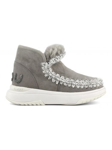 Mou Eskimo Jogger In Grey Sheepskin - Mou - Modalova