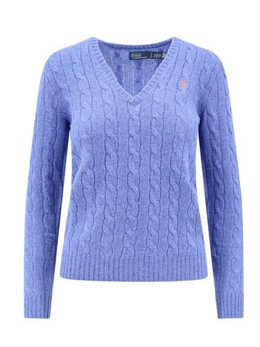 Cable-knit V-neck Jumper - Polo Ralph Lauren - Modalova