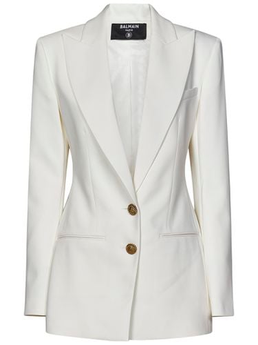 Fitted Single-breasted Blazer - Balmain - Modalova