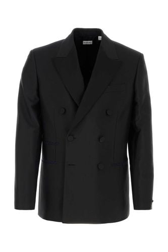 Burberry Black Wool Blend Blazer - Burberry - Modalova