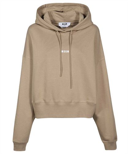 MSGM Cotton Hoodie - MSGM - Modalova