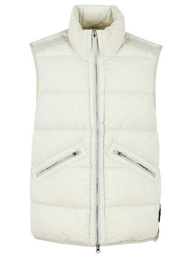 High Neck Zipped Down Vest - Stone Island - Modalova