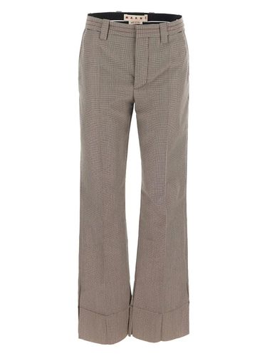 Marni Pied-de-poule Wool Trousers - Marni - Modalova