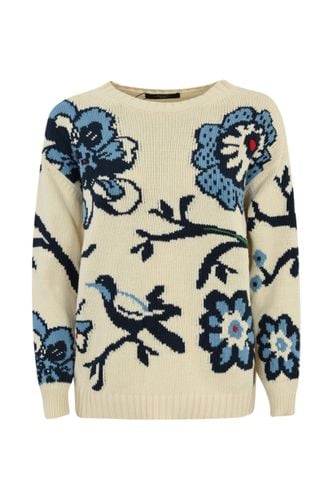 Dolmen Sweater In Inlaid Cotton - Weekend Max Mara - Modalova