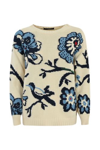 Dolmen Sweater In Inlaid Cotton - Weekend Max Mara - Modalova