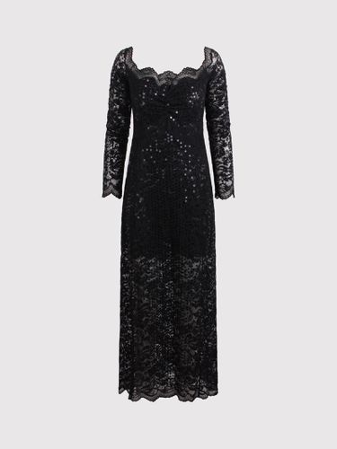 Rabanne Long Dress With Lace And Sequins - Paco Rabanne - Modalova