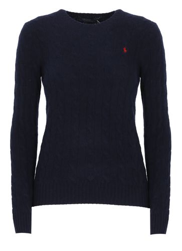 Wool And Cashmere Braided Sweater - Polo Ralph Lauren - Modalova