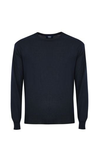 Cashmere And Silk Crew Neck Sweater - Fedeli - Modalova