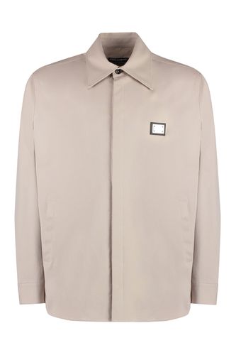 Technical Fabric Overshirt - Dolce & Gabbana - Modalova