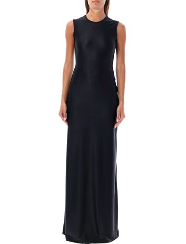 Draped Jersey Tank Dress - Marine Serre - Modalova