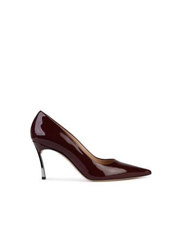 Superblade Burgundy Shiny Leather Pumps - Casadei - Modalova