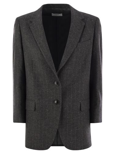 Antonia - Single-breasted Jacket In Wool Blend - Saulina Milano - Modalova