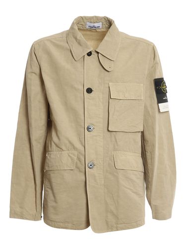 Stone Island Lino Fiammato Jacket - Stone Island - Modalova