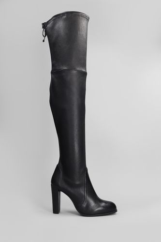 Highland High Heels Boots In Leather - Stuart Weitzman - Modalova