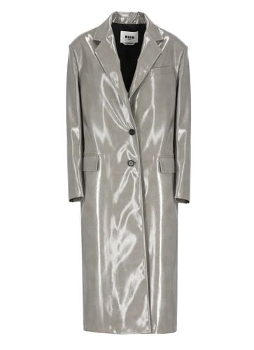 MSGM Patent Coat - MSGM - Modalova