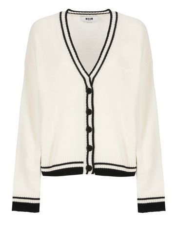 MSGM Wool Cardigan - MSGM - Modalova