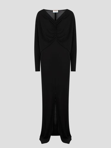 Saint Laurent Draped Jersey Dress - Saint Laurent - Modalova