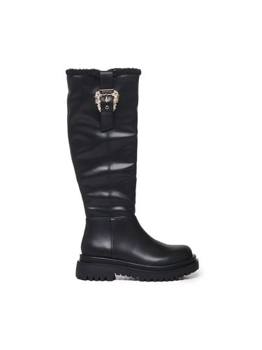 Boots With Buckle On The Ankle - Versace Jeans Couture - Modalova