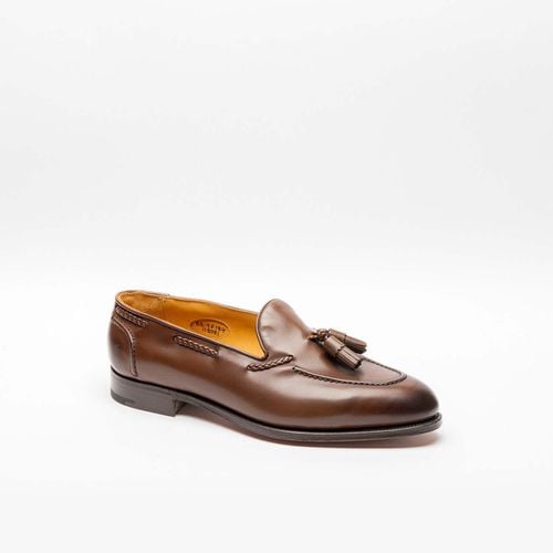 Belgravia Dark Oak Antique Calf Tassel Loafer - Edward Green - Modalova