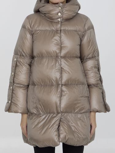 Herno Long Down Jacket In Nylon - Herno - Modalova