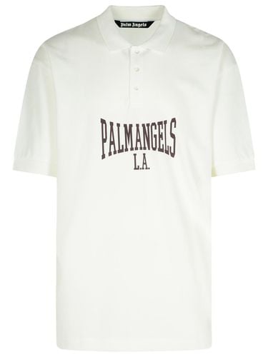 Palm Angels Cotton Polo Shirt - Palm Angels - Modalova