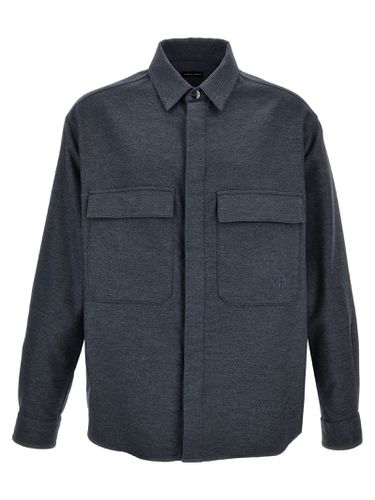 Giorgio Armani Flannel Overshirt - Giorgio Armani - Modalova