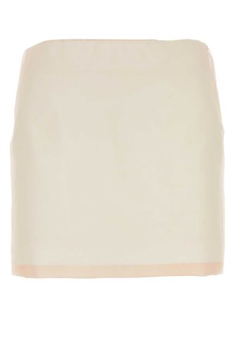 Pastel Pink Silk Adelchi1234 Mini Skirt - SportMax - Modalova