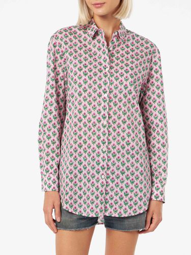 Woman Cotton Shirt Brigitte With Flower Print - MC2 Saint Barth - Modalova