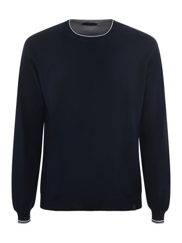 Fay Rib Trim Plain Sweatshirt - Fay - Modalova