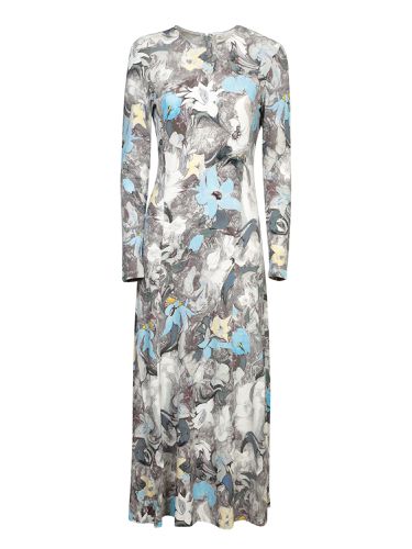 Long Floral Print Dress Multicolor - Tory Burch - Modalova