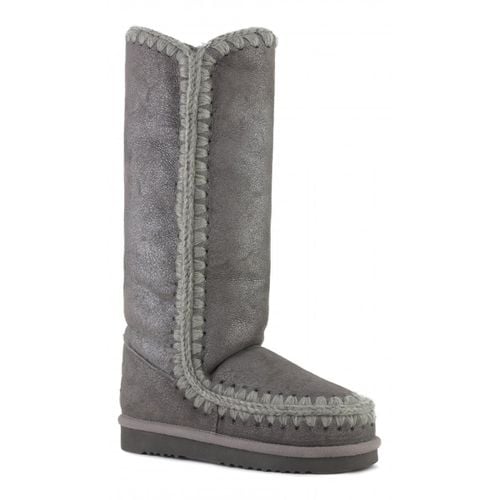 Mou Grey Eskimo Boots - Mou - Modalova