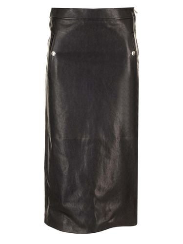 Nappa Leather Midi Skirt - Alexander McQueen - Modalova