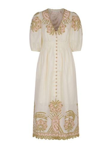 Waverly Embroidered Midi Dress - Zimmermann - Modalova