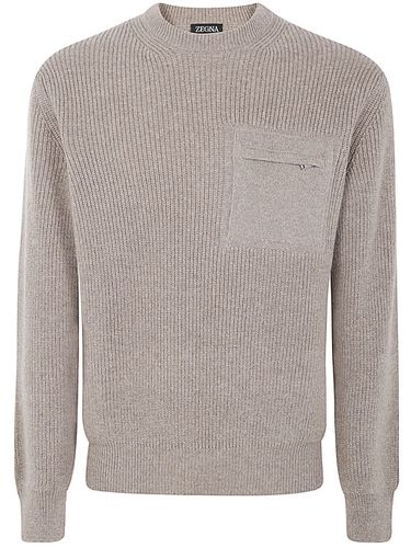 Oasi Cashmere Pearl Stitch Crew Neck - Zegna - Modalova