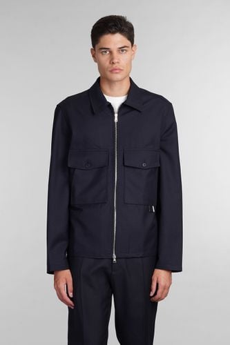 S130 Casual Jacket In Blue Wool - Low Brand - Modalova