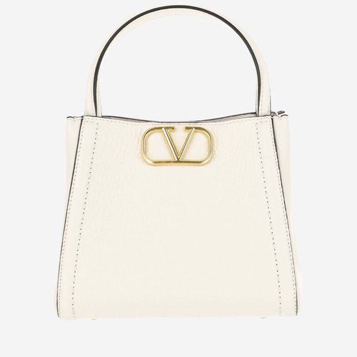 Alltime Small Handbag Made Of Grained Calf Leather - Valentino Garavani - Modalova