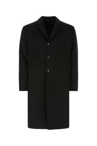 Prada Black Wool Blend Coat - Prada - Modalova