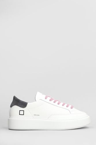 D. A.T. E. Sfera Stripe Sneakers In Leather - D.A.T.E. - Modalova