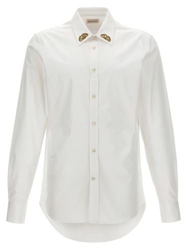 Embroidered Collar Shirt - Alexander McQueen - Modalova