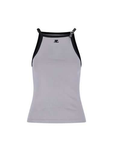 Courrèges Logo Tank Top - Courrèges - Modalova