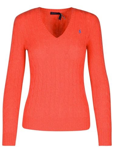 Cable-knit V-neck Jumper - Polo Ralph Lauren - Modalova