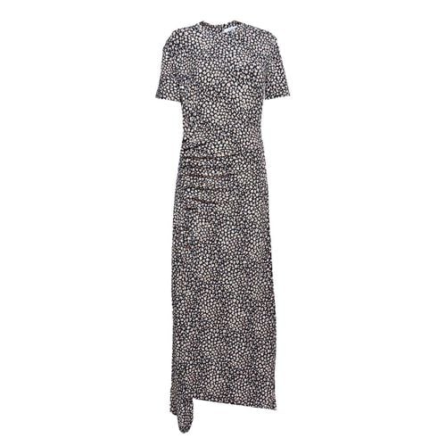 Ruched Printed Long Dress - Paco Rabanne - Modalova