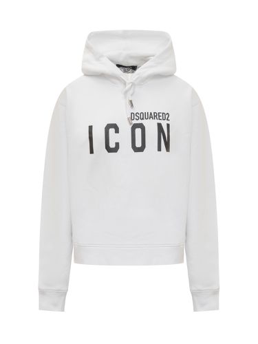 Logo Printed Drawstring Hoodie - Dsquared2 - Modalova