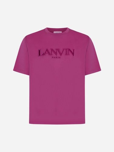 Lanvin Logo Cotton T-shirt - Lanvin - Modalova