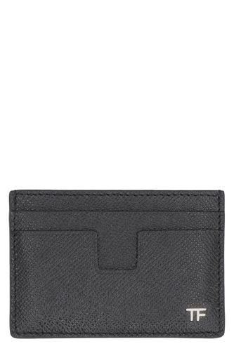 Pebbled Calfskin Card Holder - Tom Ford - Modalova