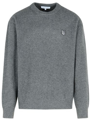 Maison Kitsuné Grey Wool Sweater - Maison Kitsuné - Modalova