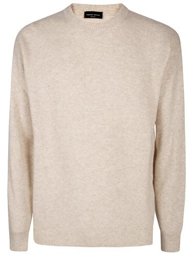 Crewneck Knit Sweater - Roberto Collina - Modalova